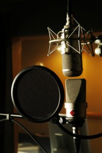 Studio mic set up you might use for song writing